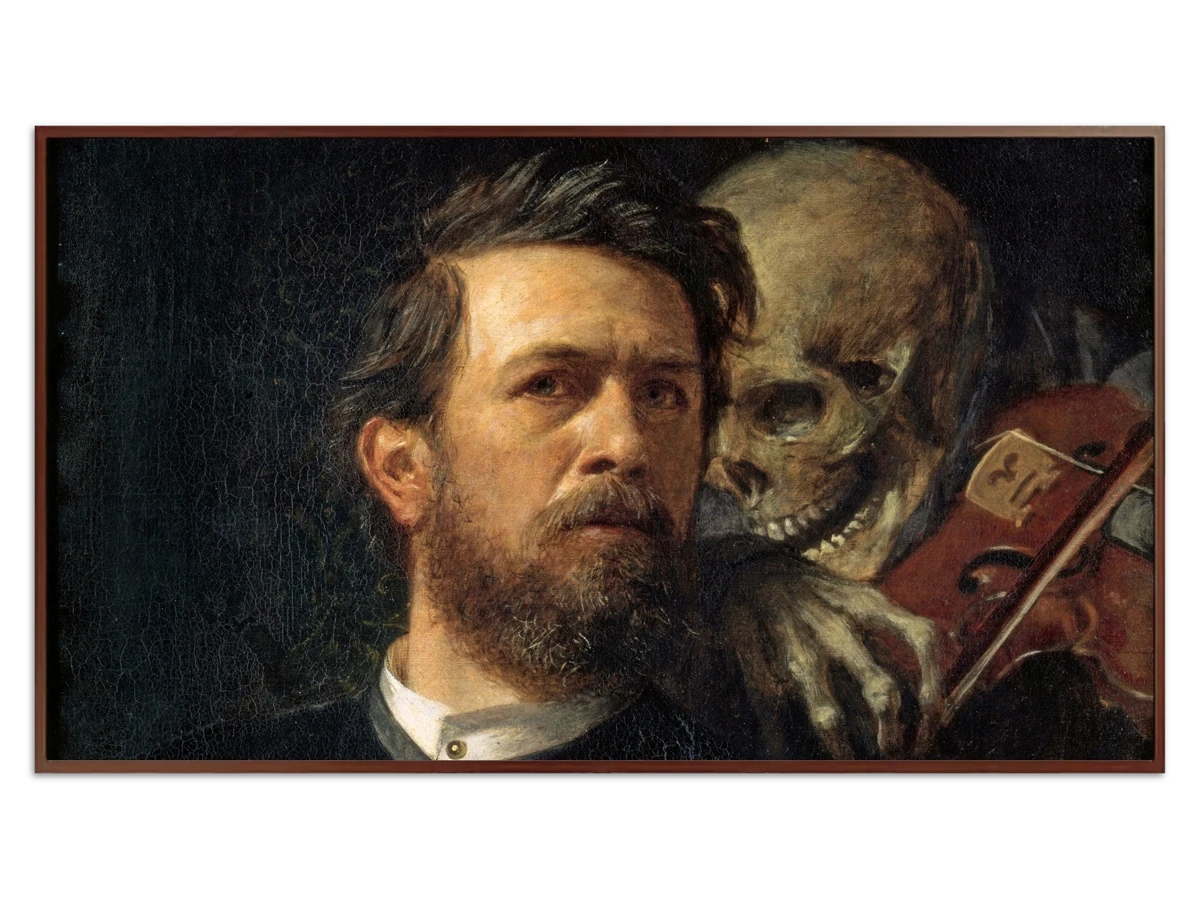 Self-Portrait with Death Playing the Fiddle Self-Portrait with Death Playing the Fiddle for Samsung Frame TV - Best Frame TV Art
