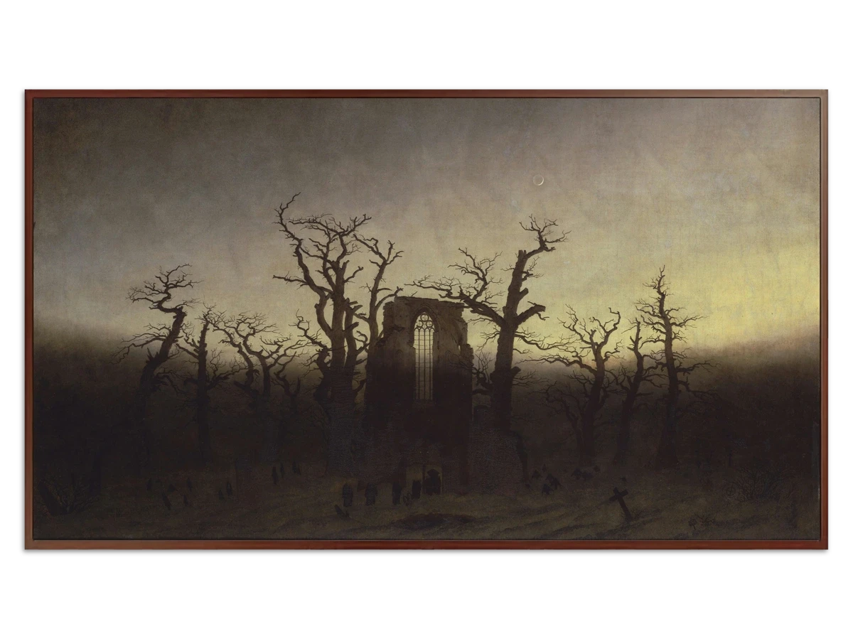 Abbey among Oak Trees Abbey among Oak Trees for Samsung Frame TV - Best Frame TV Art